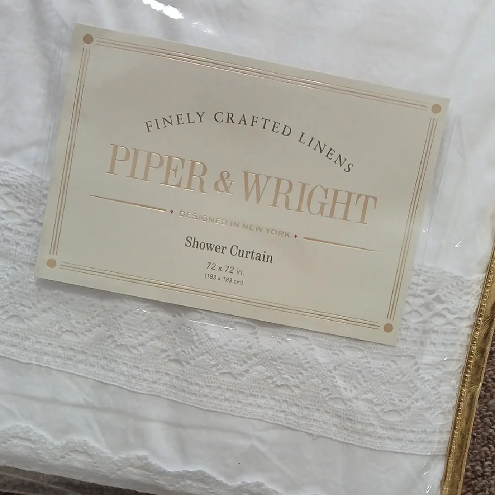 White Shower Curtain